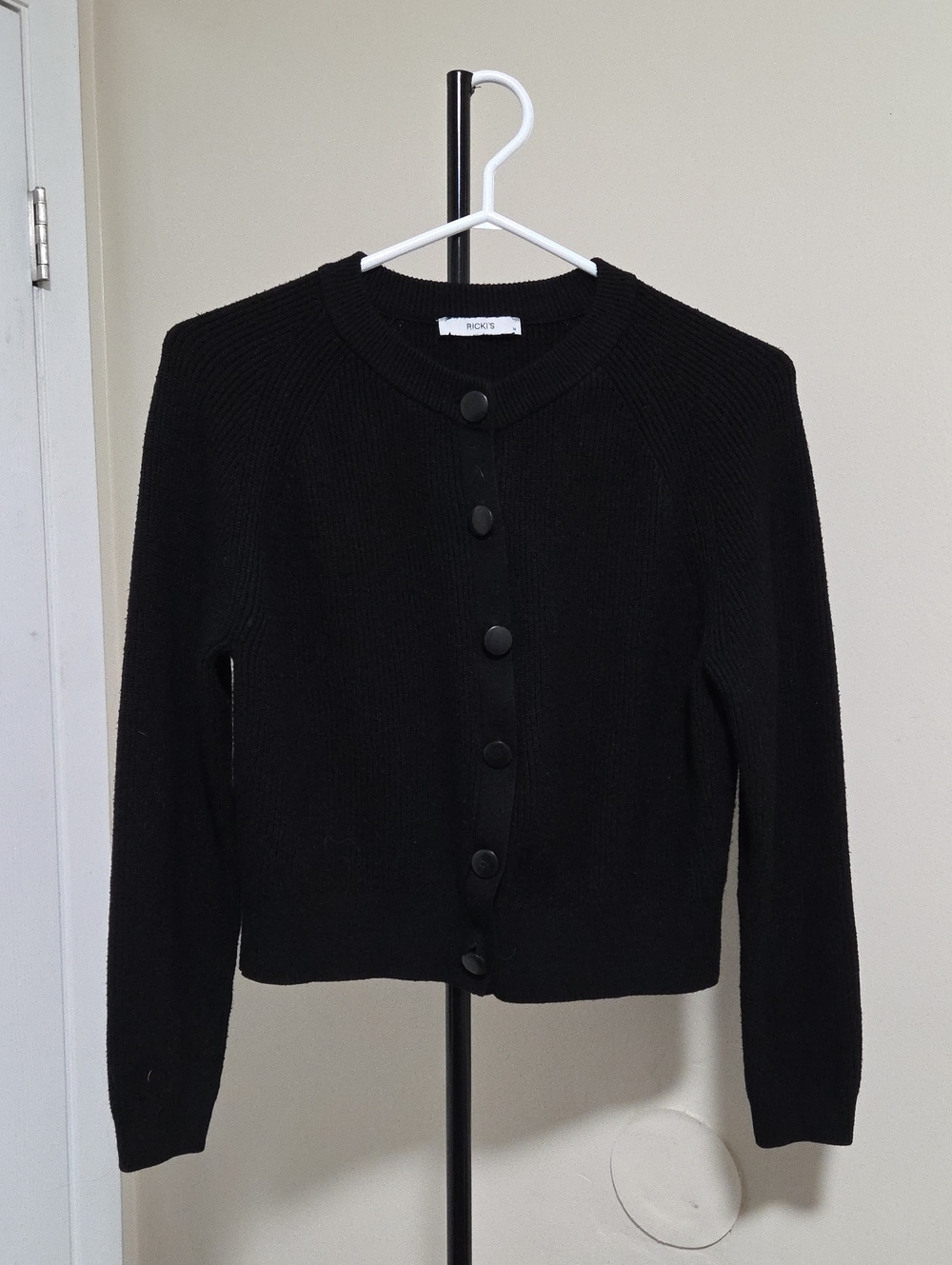 Ricki's Black Button-Up Knit Sweater